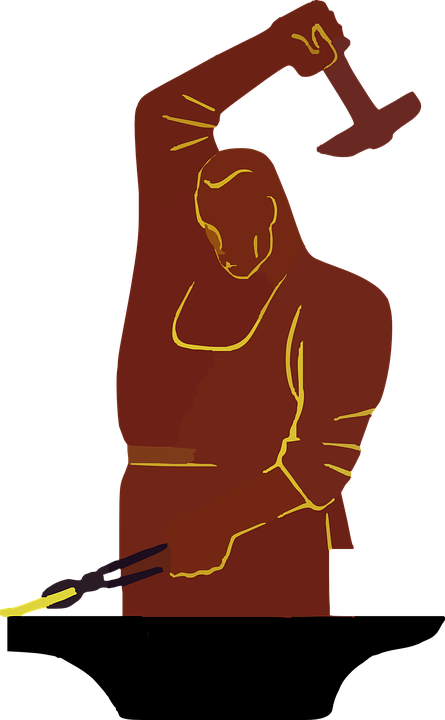 Blacksmith Clipart Transparent - Ccc New Deal Poster - Png Download (445x720), Png Download