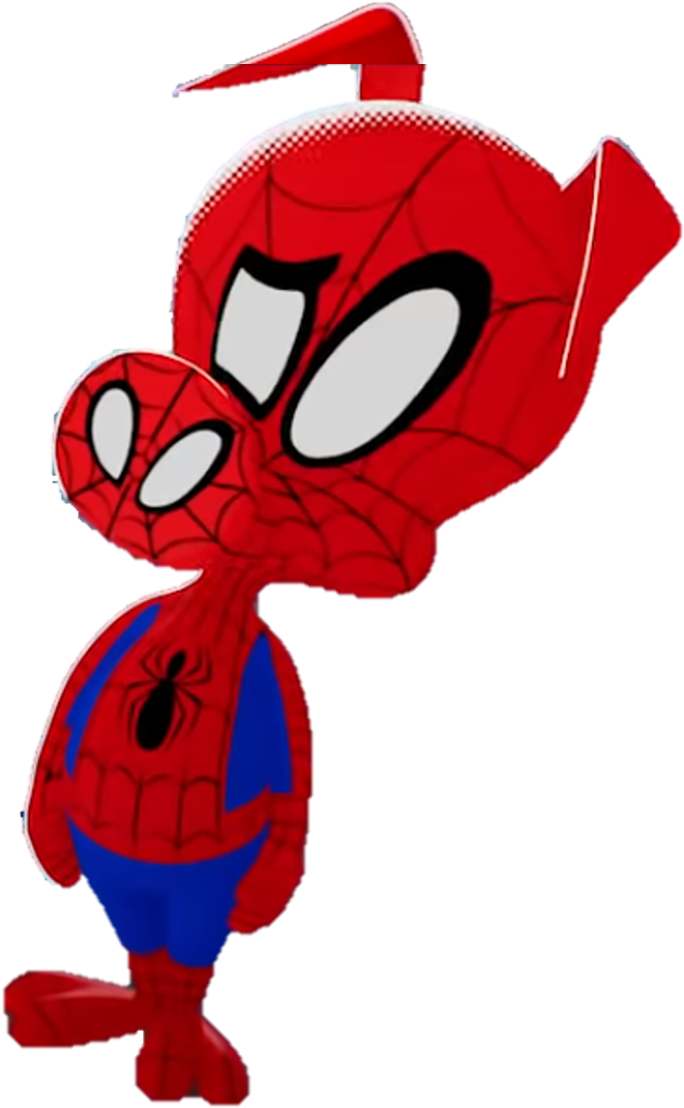 Download Free Png Into The Spider - Spider Ham Into The Spider Verse Png Clipart (761x1038), Png Download