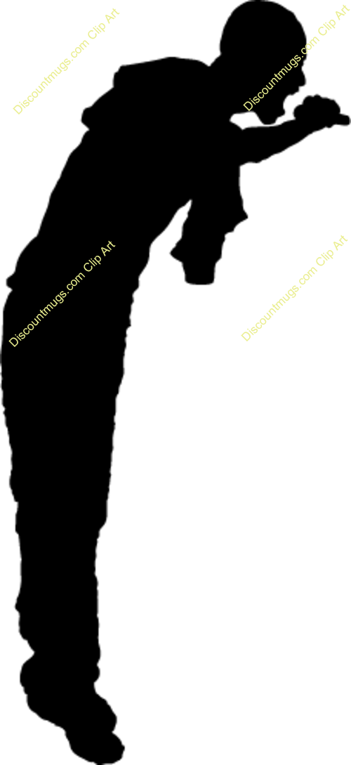 Shoe Line Angle Clip Art Silhouette - Silhouette - Png Download (500x1089), Png Download