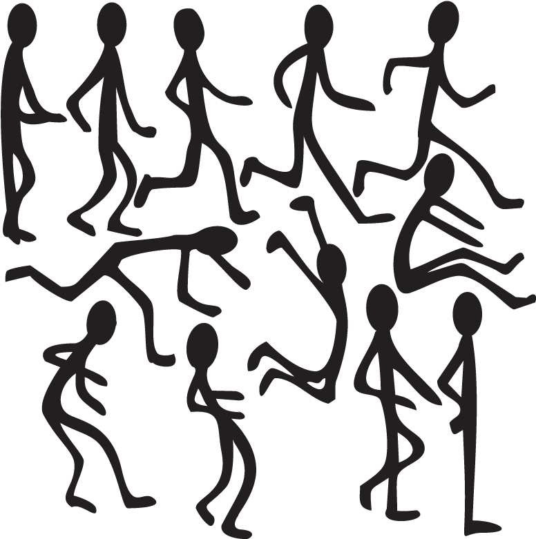 Wall Mural Group Of People - Grupa Ludzi Gif Clipart (800x800), Png Download