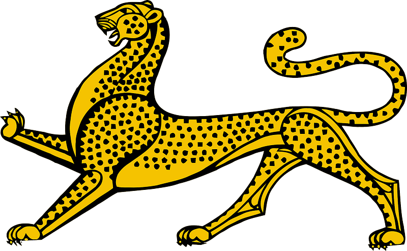 Stylized Leopard Clipart - Yayoi Kusama - Png Download (800x493), Png Download
