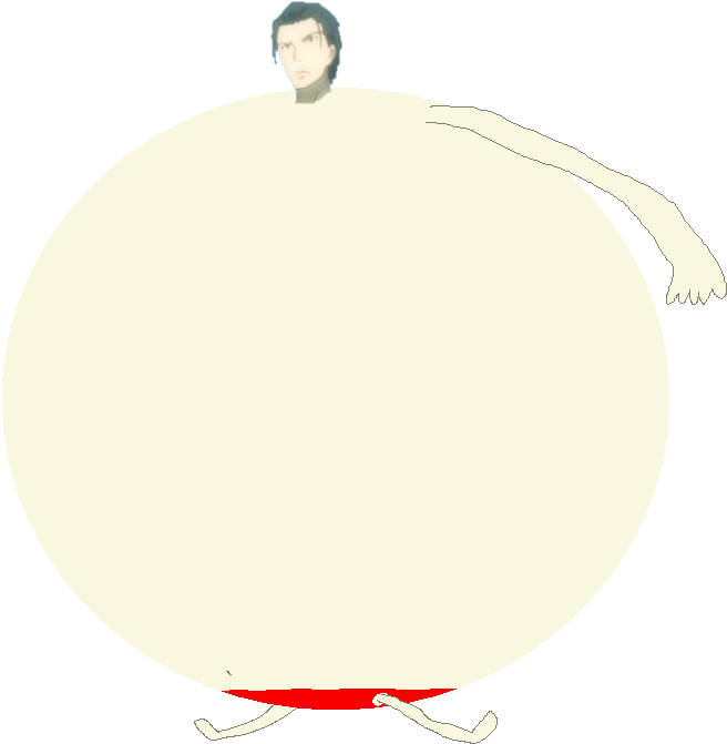 Red Speedo Guy Inflate Like A Balloon - Circle Clipart (656x671), Png Download