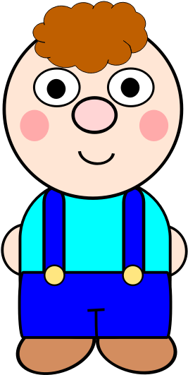 Animated Boy Image Clipart (600x600), Png Download