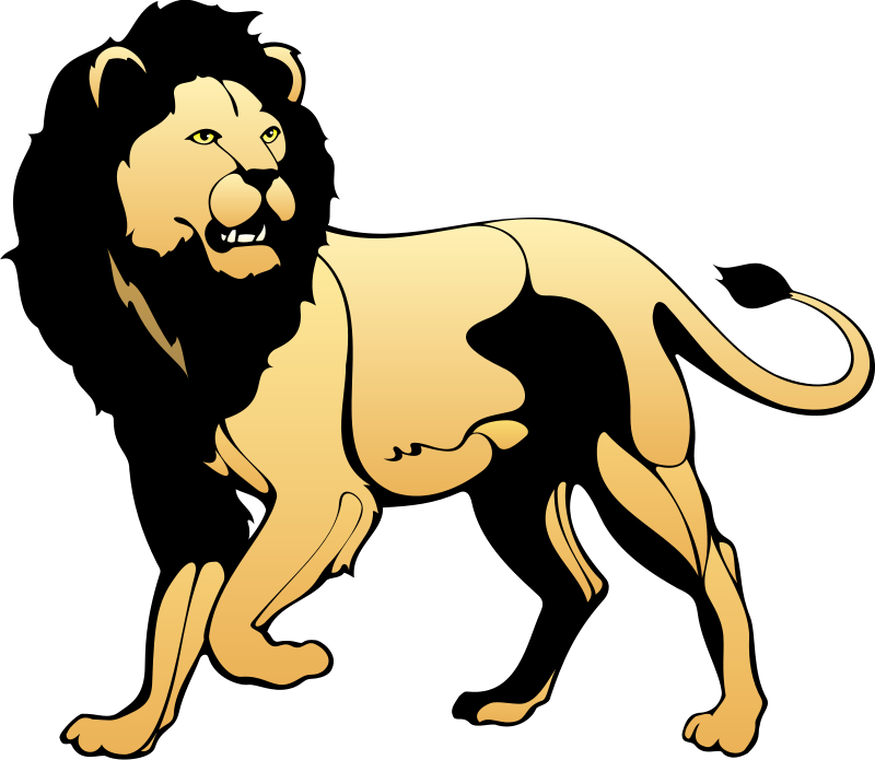 Transparent African Wild Dog Clipart - Aso At Ang Leon - Png Download (800x695), Png Download