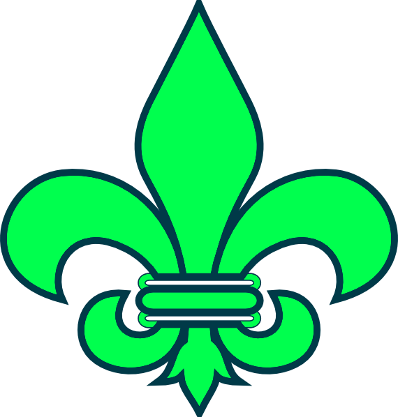 Picture - Gray Fleur De Lis Clipart (570x598), Png Download