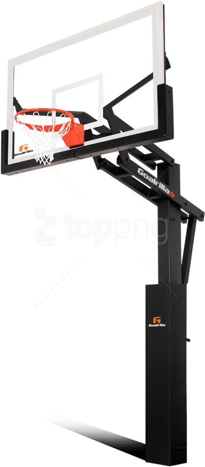 Free Png Nba Basketball Hoop Png Png Images Transparent - Goalrilla 72 In Ground Basketball Hoop Clipart (417x950), Png Download