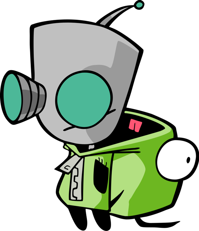 Gir Invader Zim Characters Clipart - Full Size Clipart (#5455418 ...
