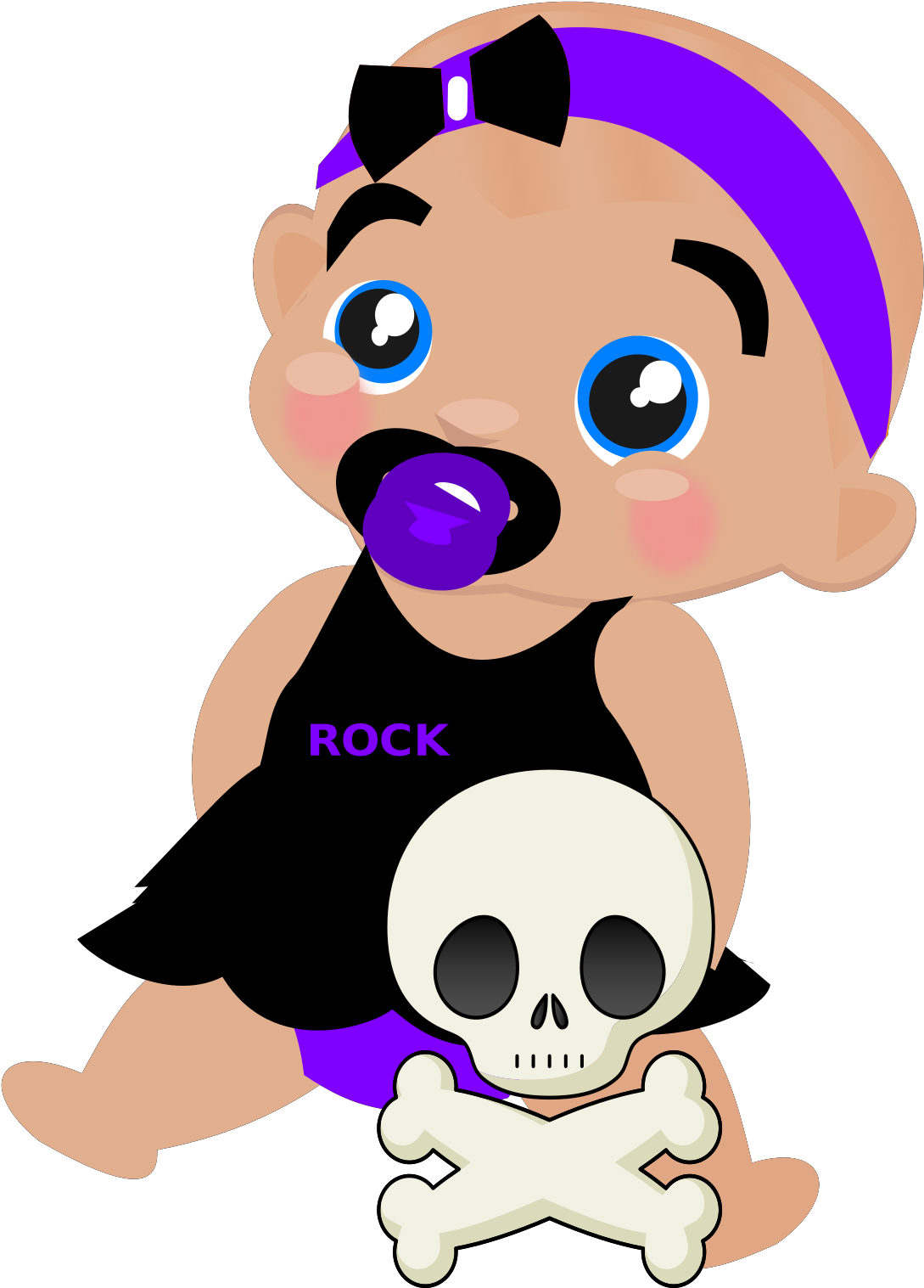 Baby Girl Clip Art - Png Download (1600x1600), Png Download