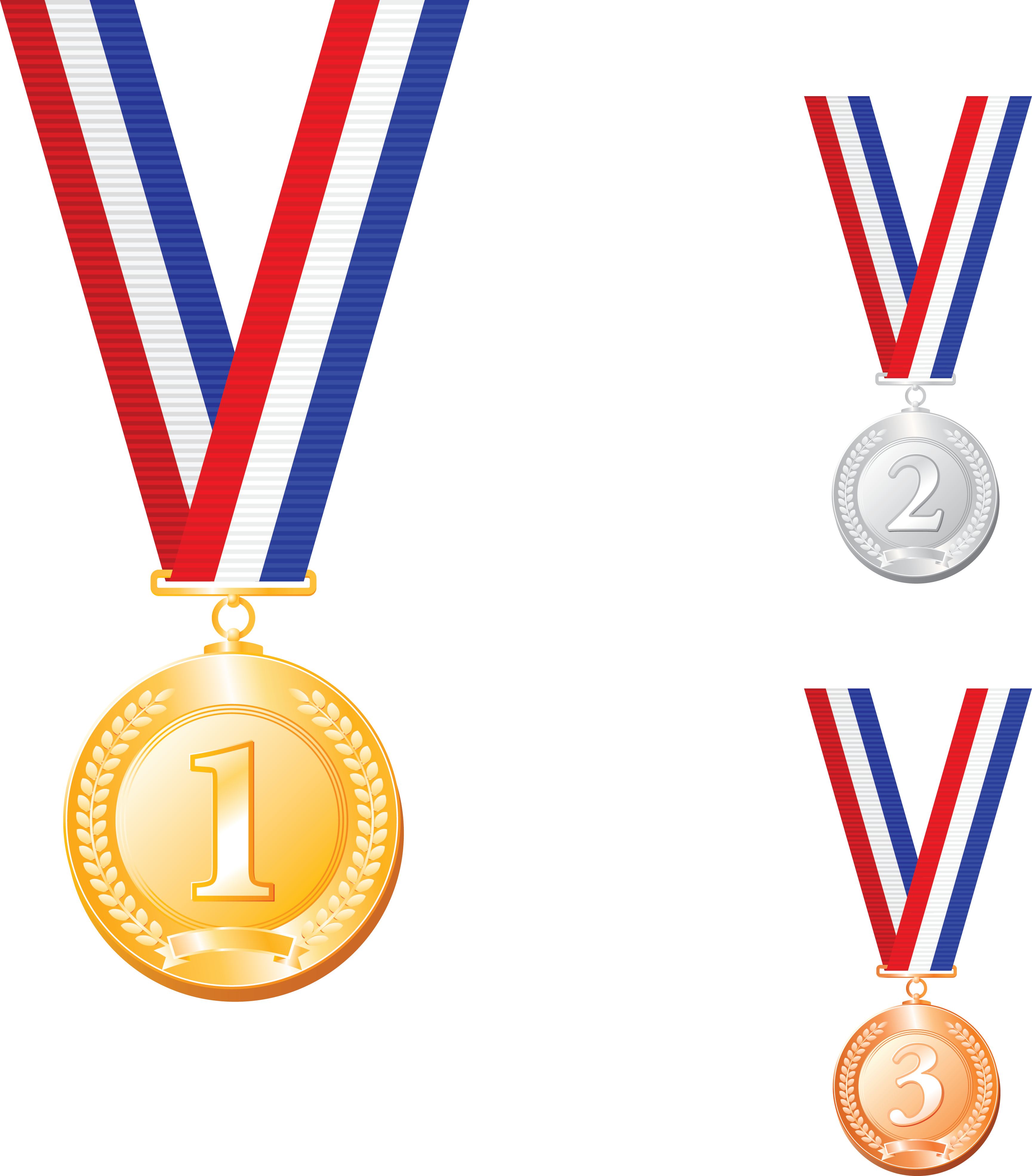 Gold Medal Png Clipart (3458x3939), Png Download