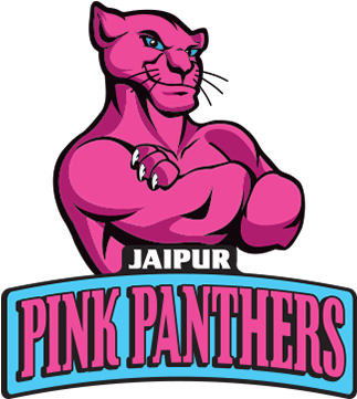 Jaipur Pink Panthers Logo Of Pro Kabaddi Clipart (800x400), Png Download