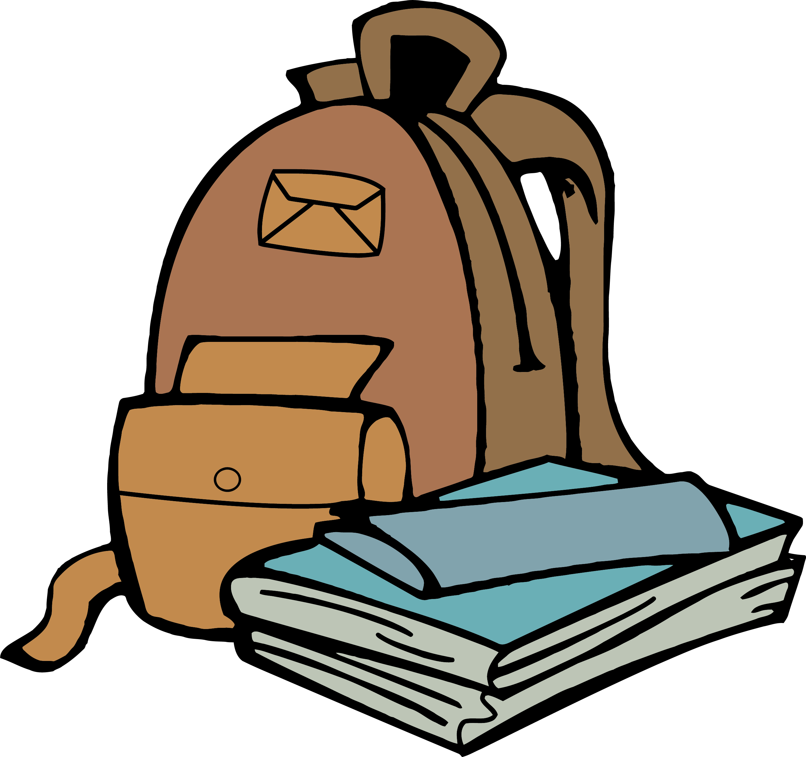 School Bag Clipart Png - Clip Art Transparent Png (2655x2491), Png Download