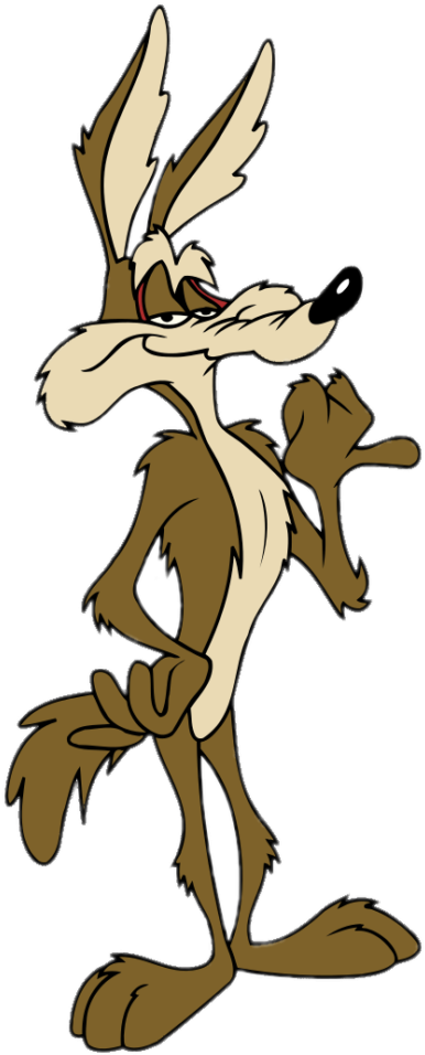 Wile E - Coyote - Wile E Coyote Png Clipart (853x1024), Png Download