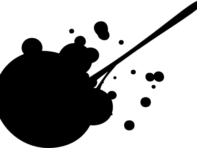 Cartoon Blood Splatter Png Clipart (640x480), Png Download