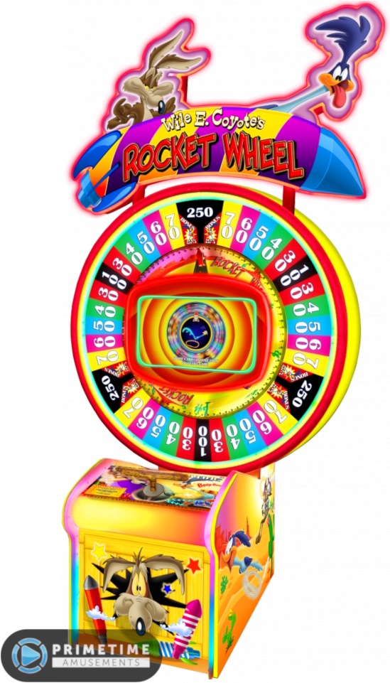Wile E Coyote Rocket Wheel Jennison - Wile E Coyote Rocket Wheel Clipart (975x1161), Png Download