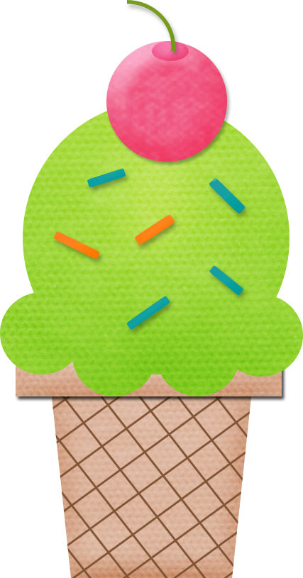 Ice Cream Cone Clipart (427x815), Png Download