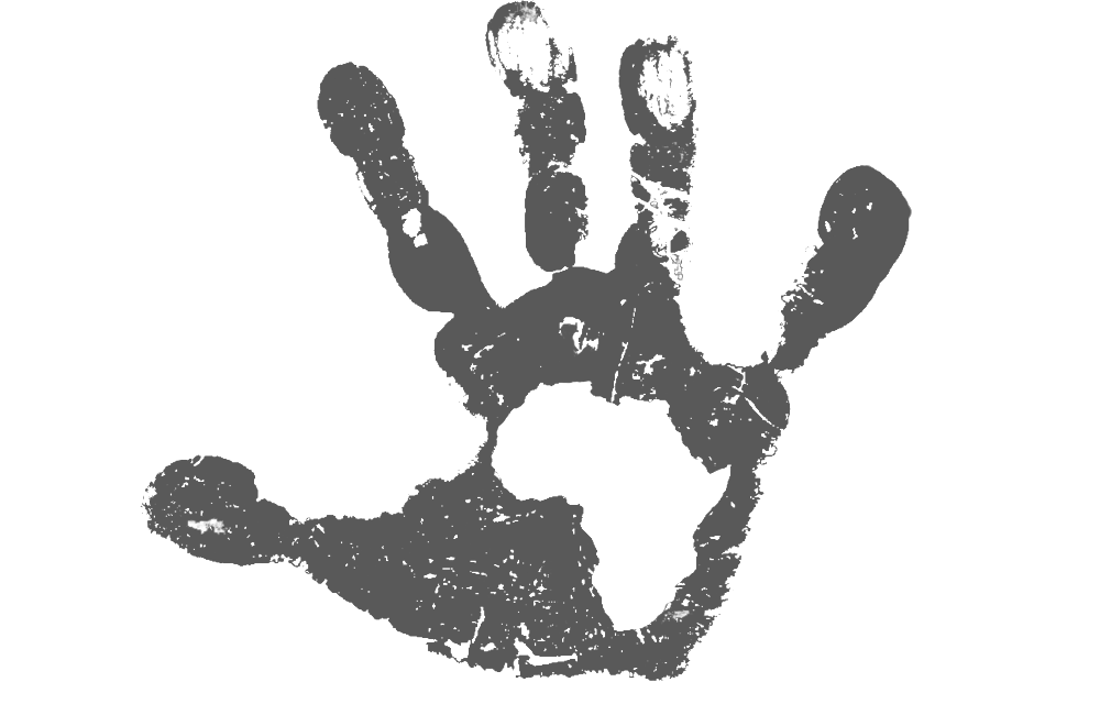 White Handprint Png- - Handprint Png Clipart - Full Size Clipart