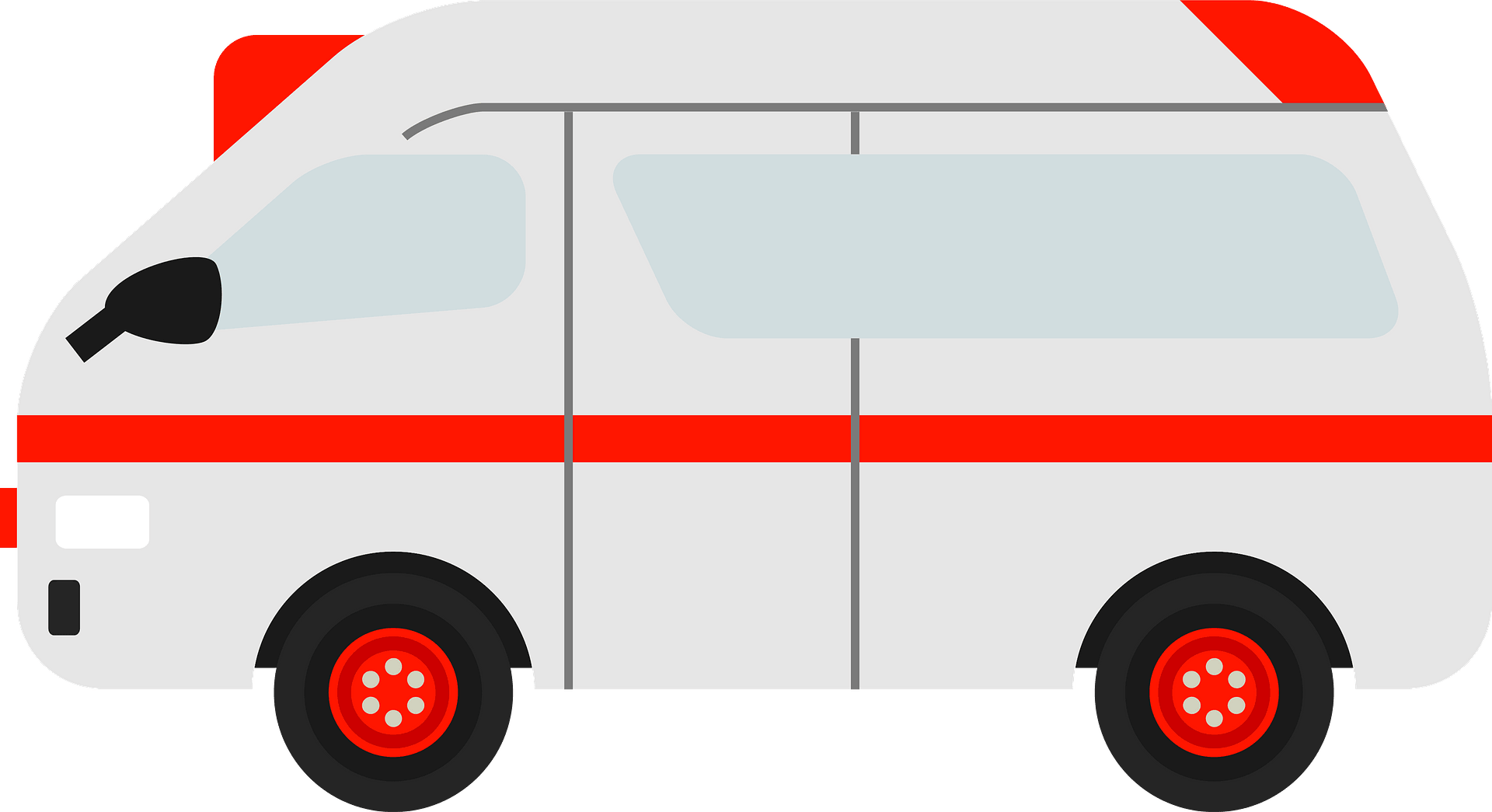 Ambulance Clipart (1920x1045), Png Download