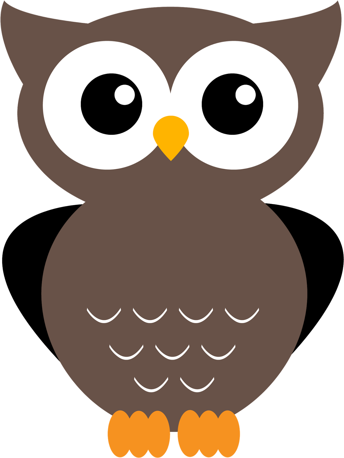 Free Cartoon Girl Owl Reading A Book Clipart Black - Clip Art Of Owl - Png Download (1203x1600), Png Download