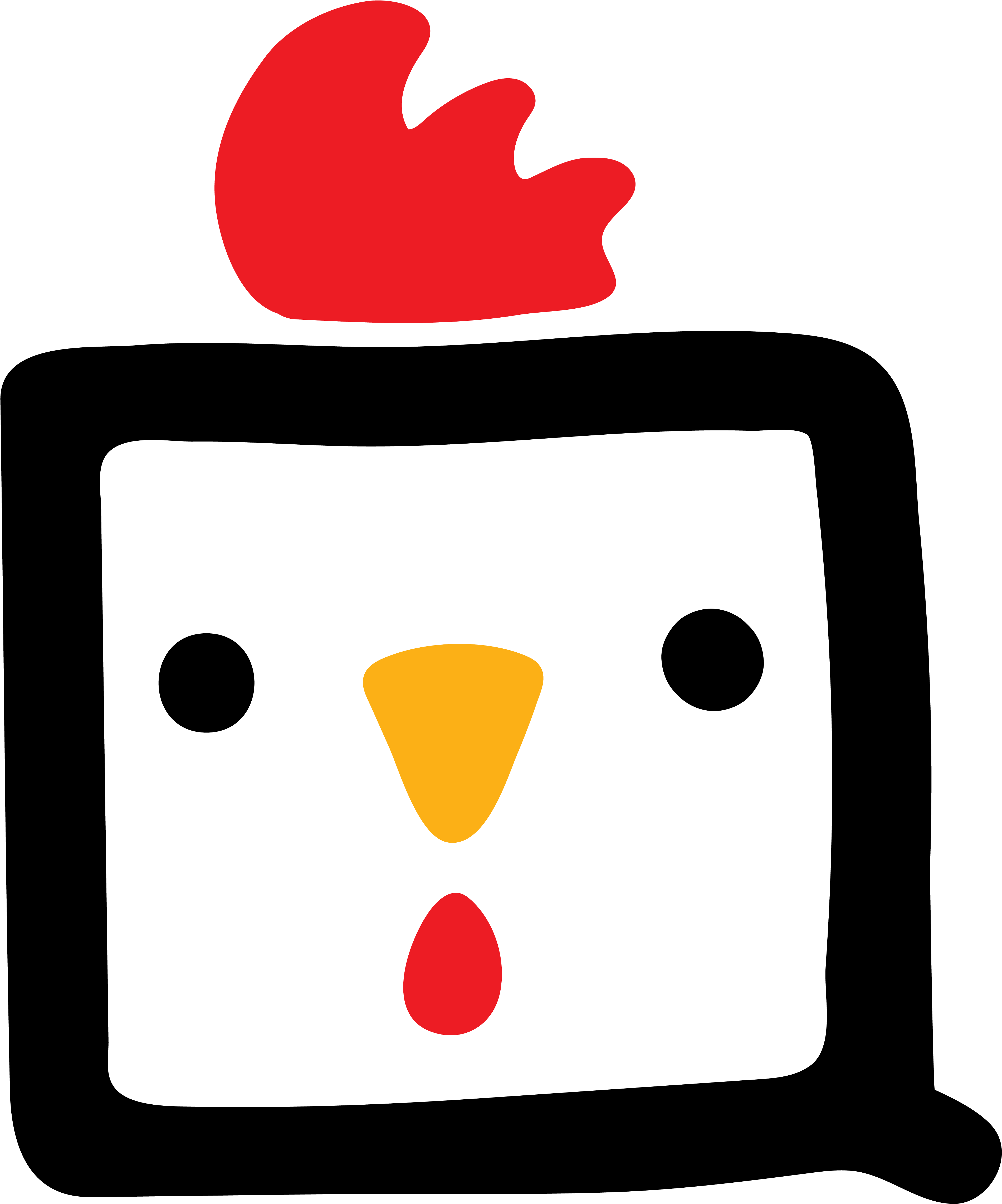 Q"s Chicken Of La - Cartoon Clipart (5134x5433), Png Download