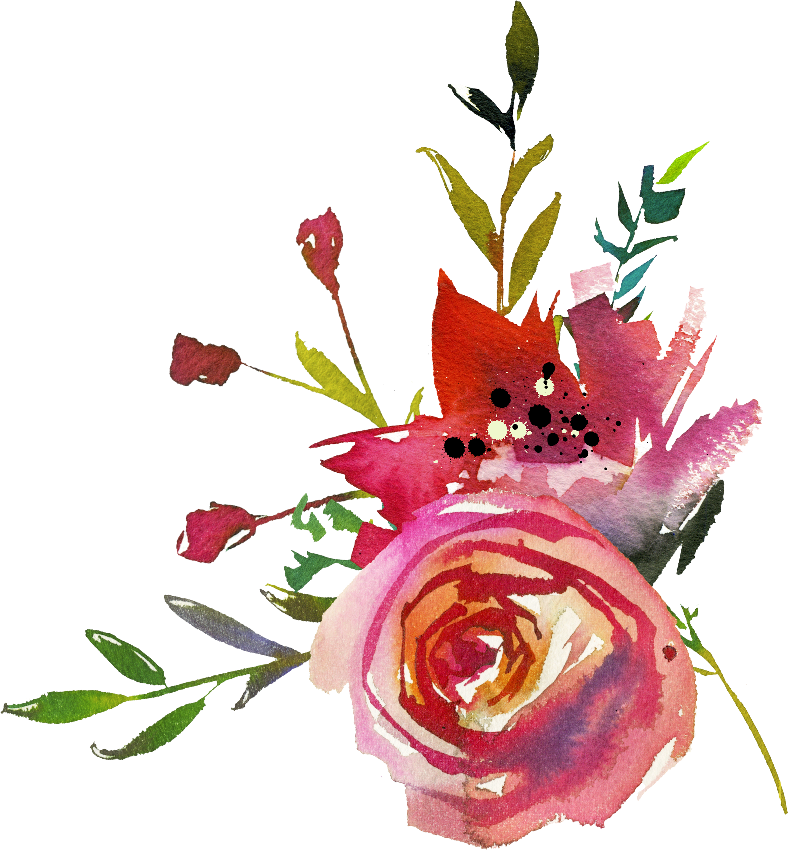 Floribunda Clipart (2953x2953), Png Download