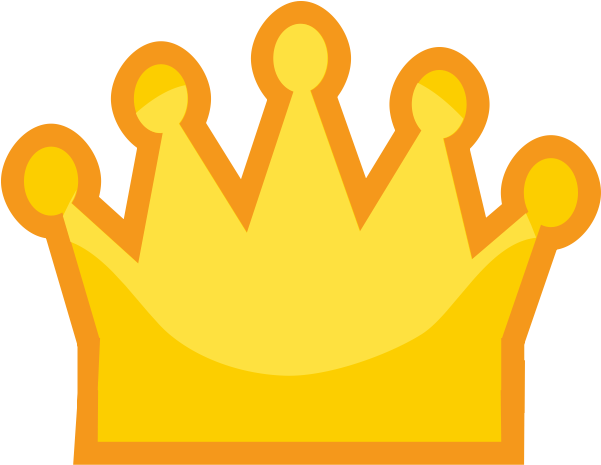 Simplified Crown Clipart (600x600), Png Download