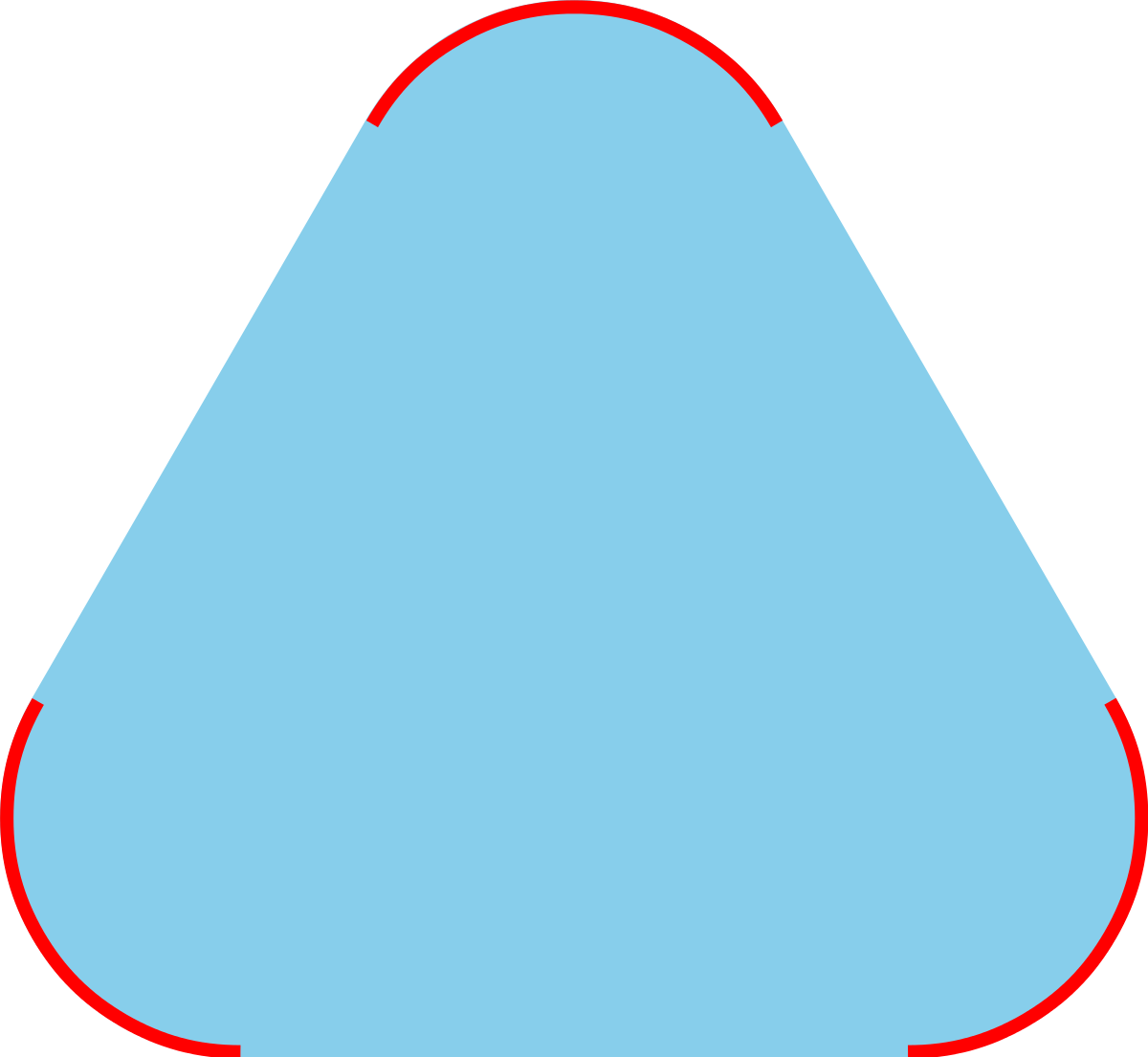 Download Curved Triangle Round Clipart (5459103) PinClipart