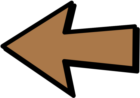 Left Arrow Brown Png Icons - Transparent Blue Arrow Clipart (600x600), Png Download