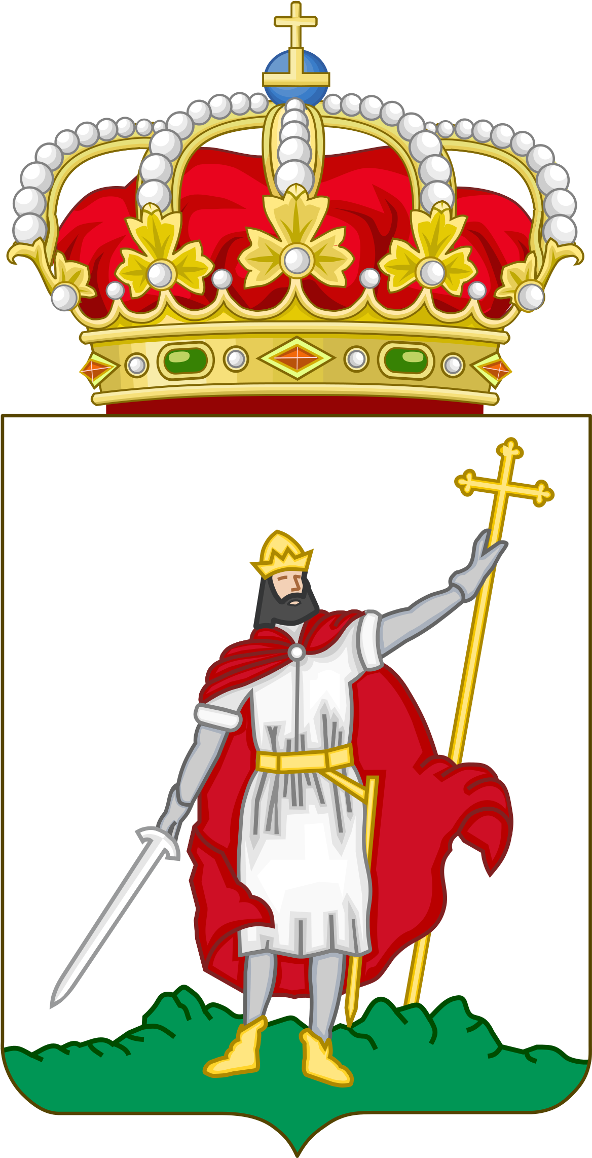 Spain Pastrana Coat Of Arms Clipart (1200x2320), Png Download
