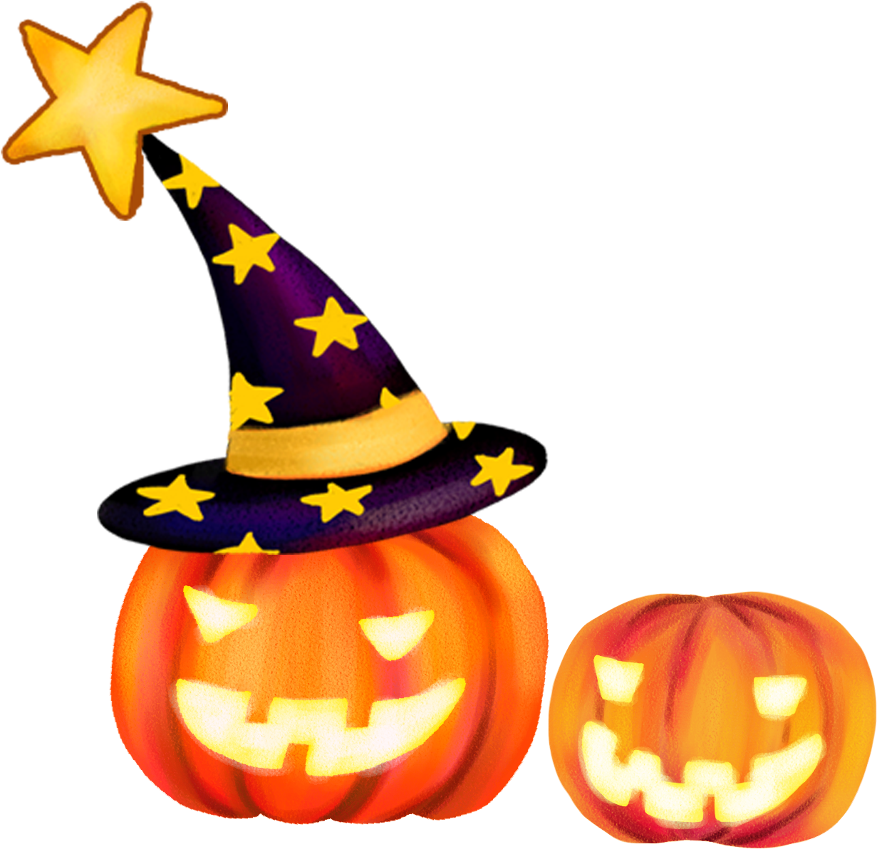 Pumpkin Clip Hat - Jack-o'-lantern - Png Download (1379x1648), Png Download
