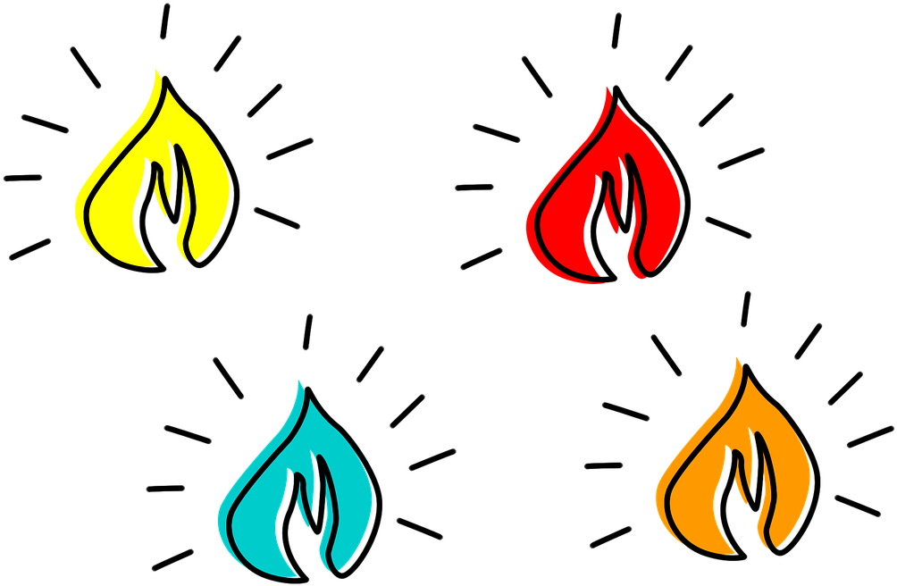 Fire Calls Candle Free Photo - Drawing Clipart (1280x808), Png Download