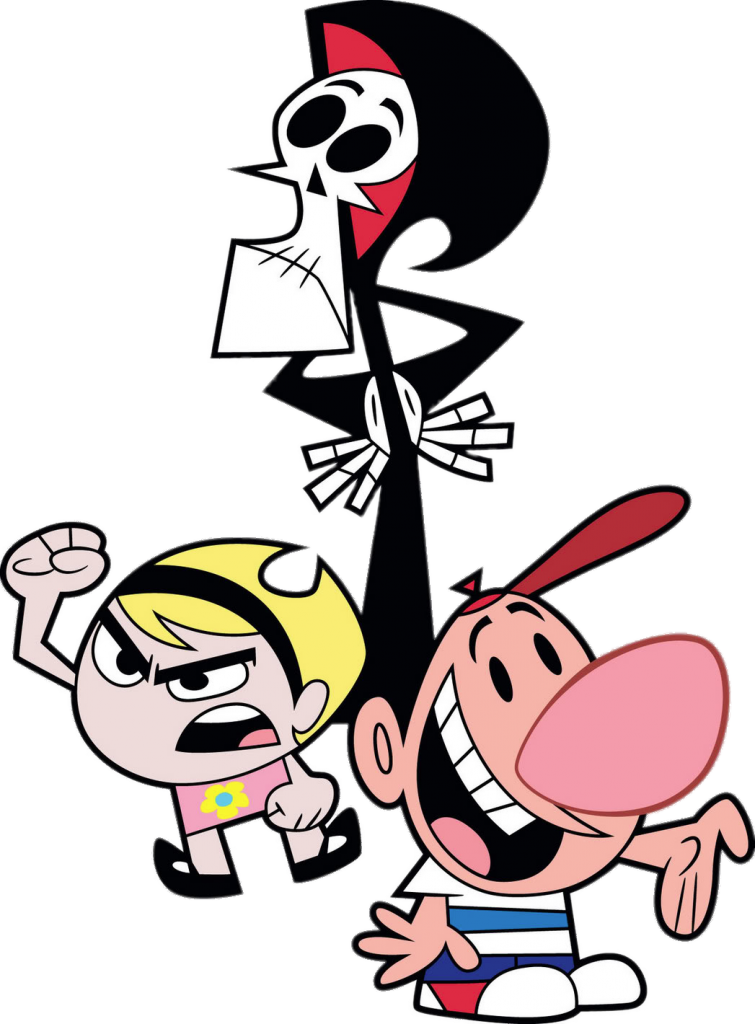 Billy And The Grim Reaper Clipart (755x1024), Png Download