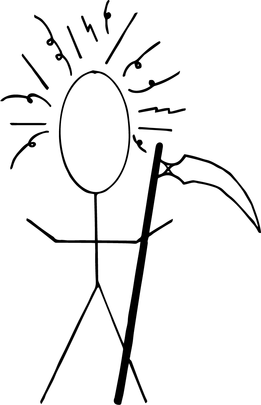 Two Pennies For The Grim Reaper - Circle Clipart (872x1351), Png Download