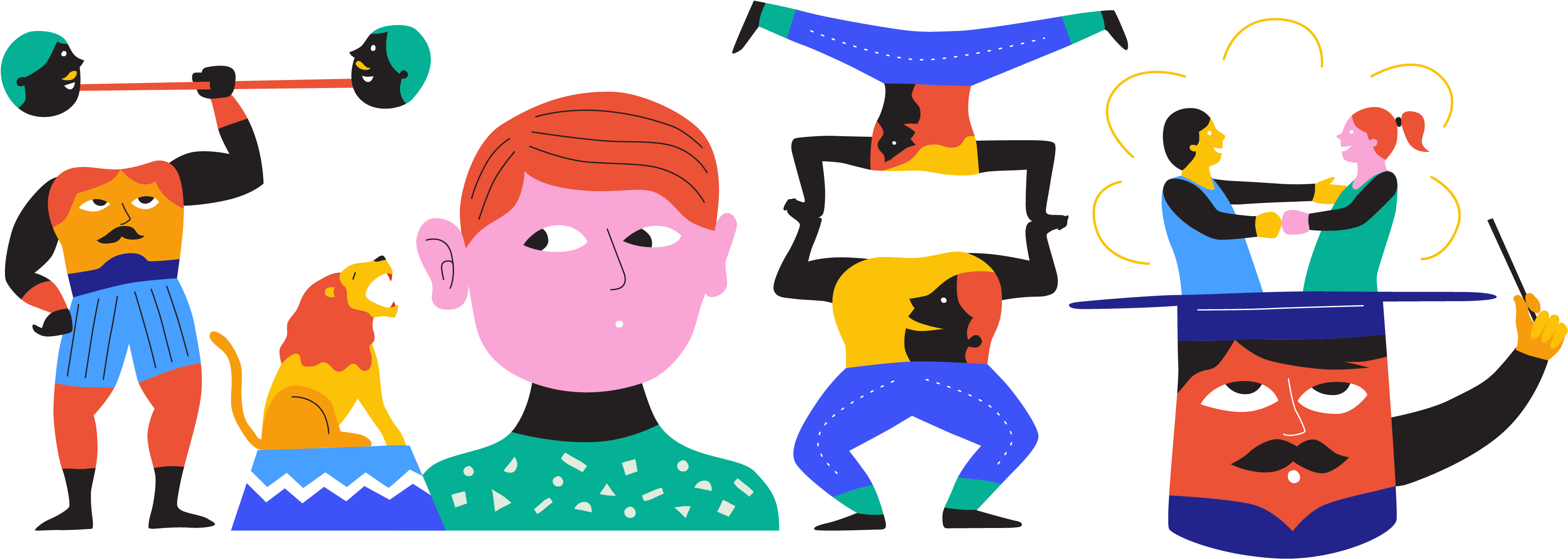 Cartoon Clipart (3625x1667), Png Download