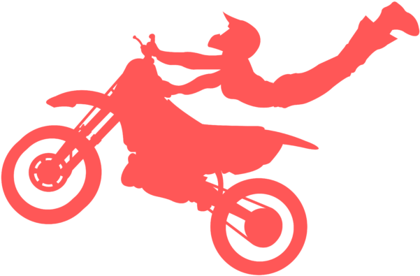 Dirt Bike Stunt - Extreme Sport Clipart (1024x1024), Png Download