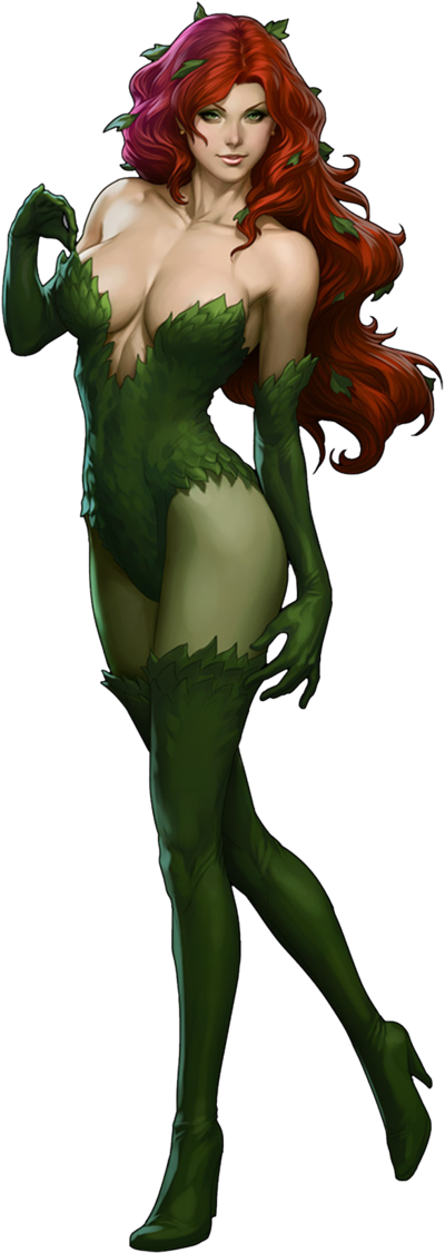 Poison Ivy Batman Clipart (680x1176), Png Download