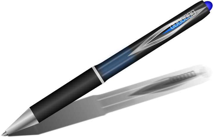 Ballpoint Pen Fountain Pen Clip Art - Pen Clipart No Background - Png Download (800x500), Png Download