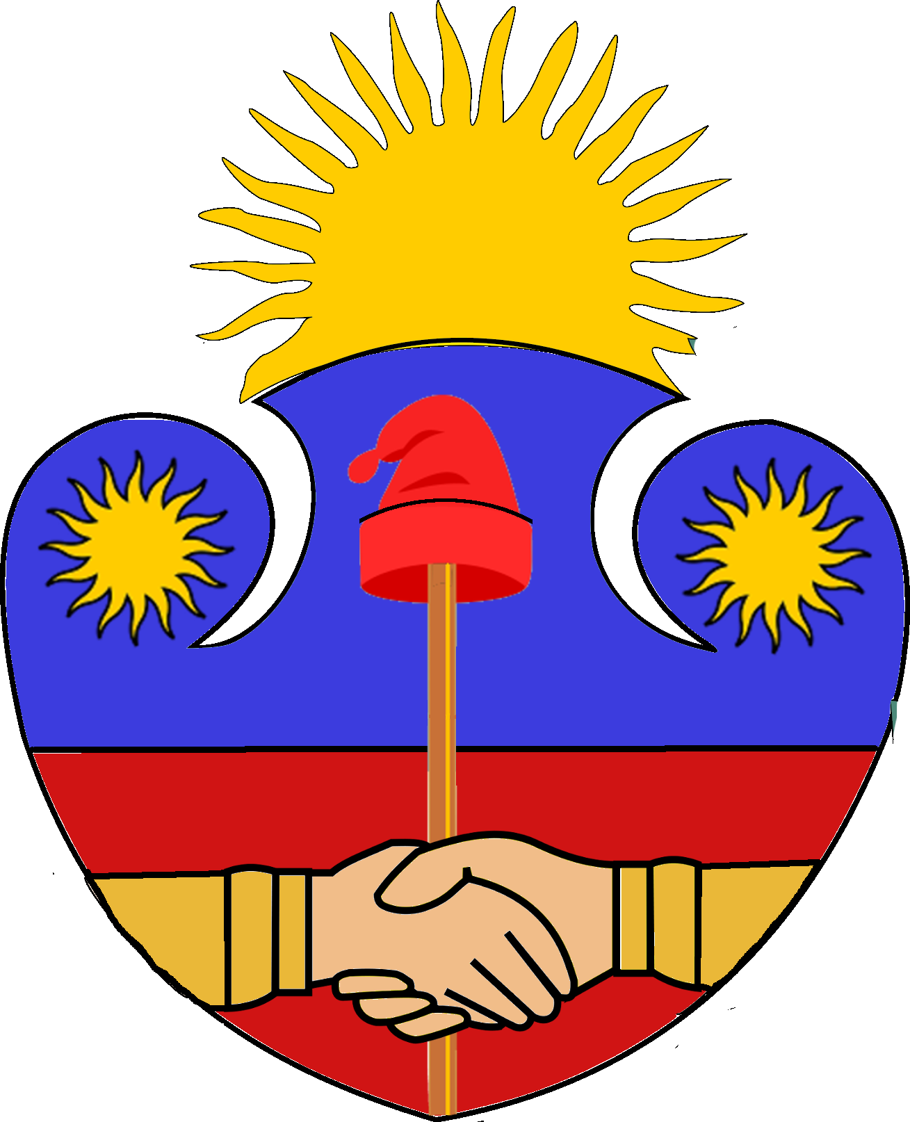 Coat Of Arms Louisiana Republic - Glorious Revolution In England Symbol Clipart (1309x1614), Png Download