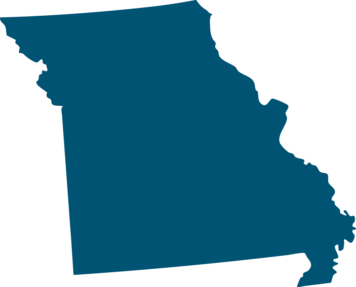 We Deliver Banner Wholesale Grocers - State Of Missouri Outline Clipart (1182x952), Png Download