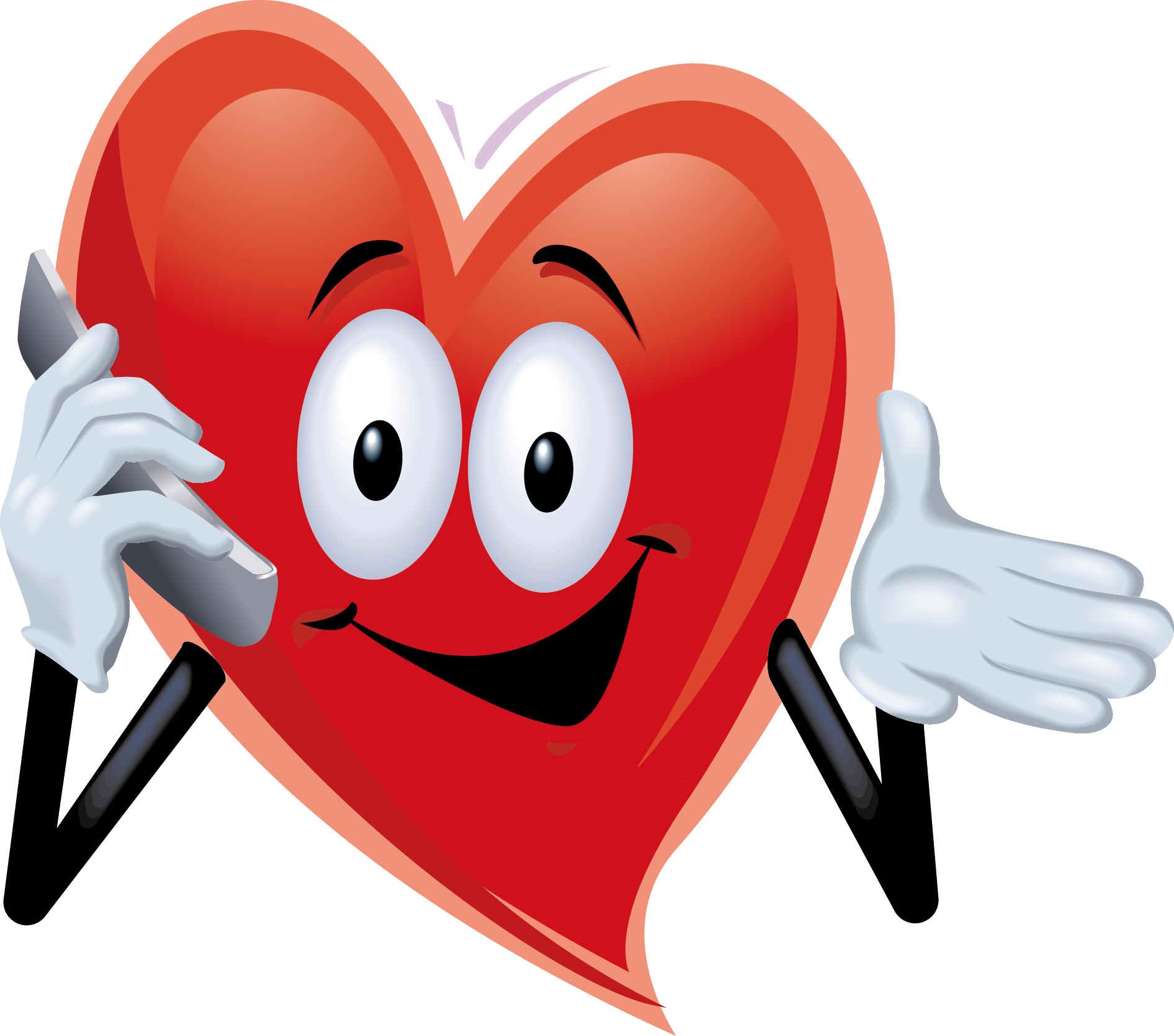 Heart Humour Valentine"s Day Clip Art - Valentine Day Clip Art Transparent Background - Png Download (1892x1671), Png Download