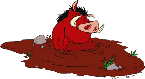Mud Clipart Pumbaa - Pumbaa - Png Download (500x666), Png Download