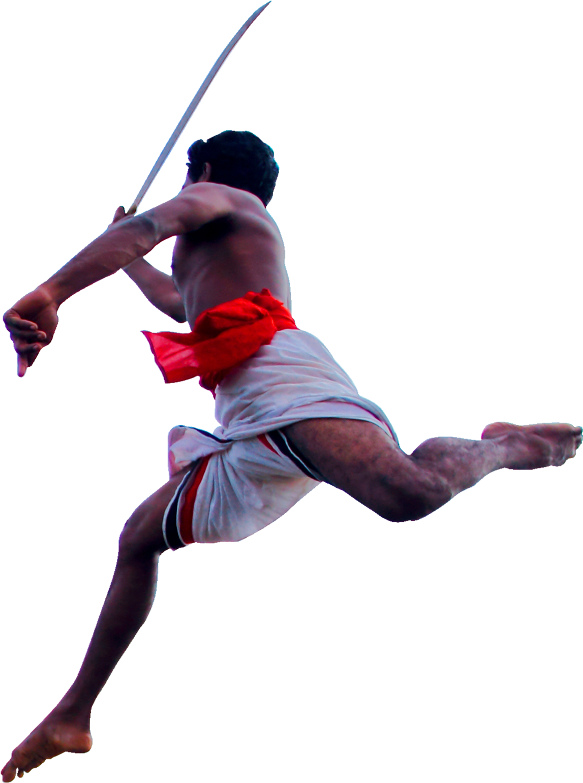 Kalaripayattu Kalari Traditional Martialarts Self Defence - Kerala Traditional Self Defense Clipart (1280x1619), Png Download