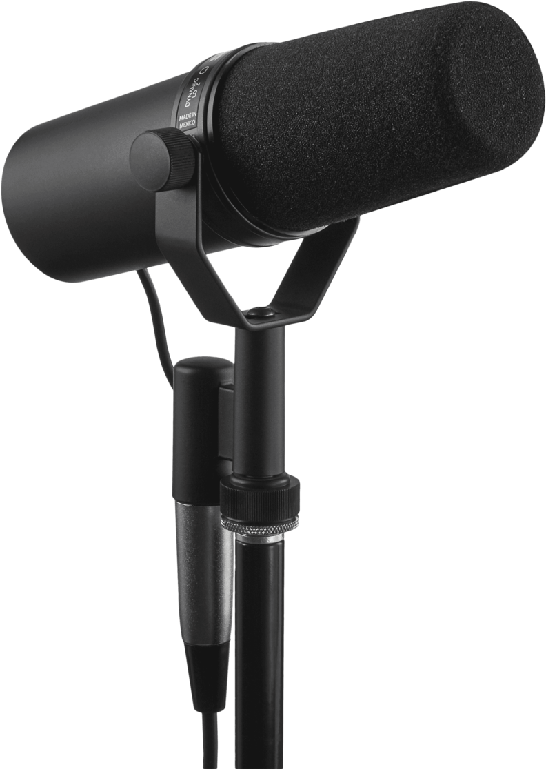 Microphone Shure Sm7b Clipart (1298x1180), Png Download