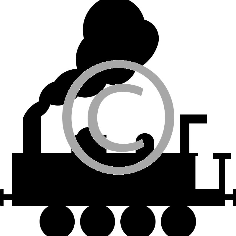 Steam Locomotive Clipart (800x800), Png Download