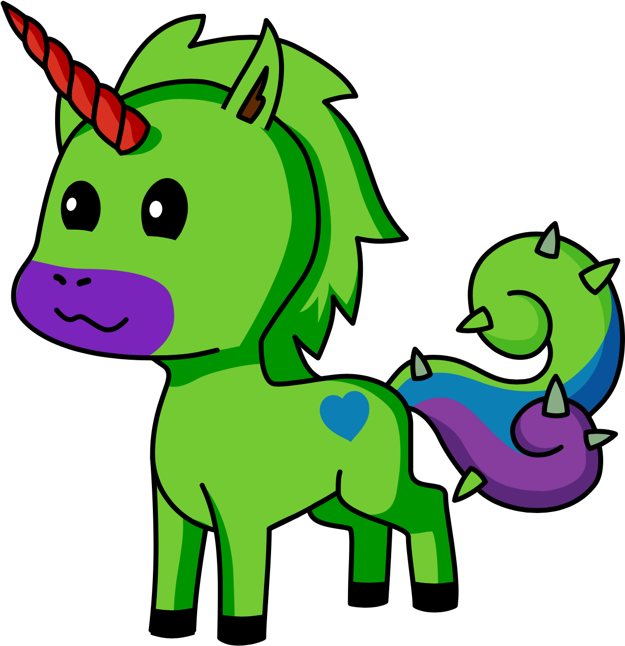 The Unicorn Clipart (2000x2000), Png Download