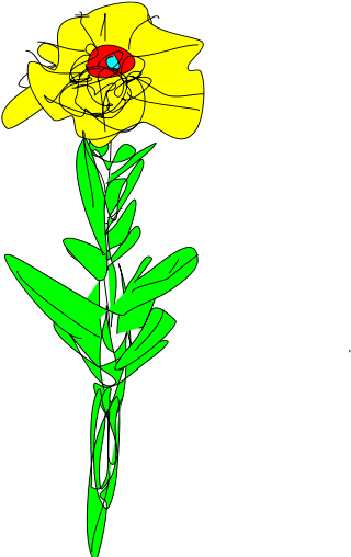 Simple Yellow Flower 2 - Illustration Clipart - Full Size Clipart ...