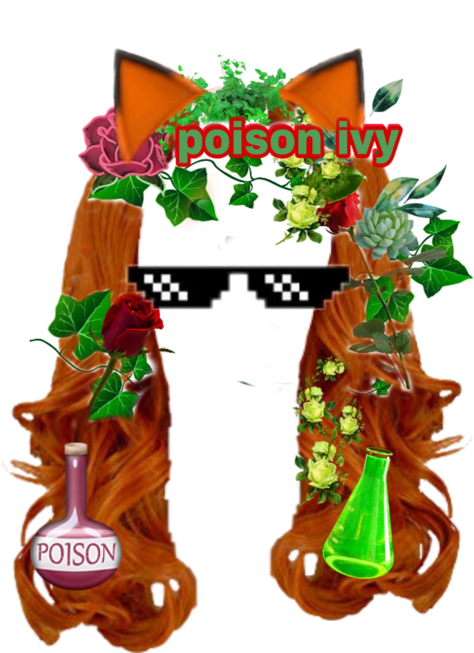 #freetoedit #poisonivy - Illustration Clipart (2896x2896), Png Download