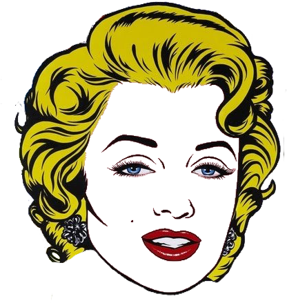 #interesting #art #marilynmonroe #monroe #marilyn #marilynmonroedesigns Clipart (736x731), Png Download