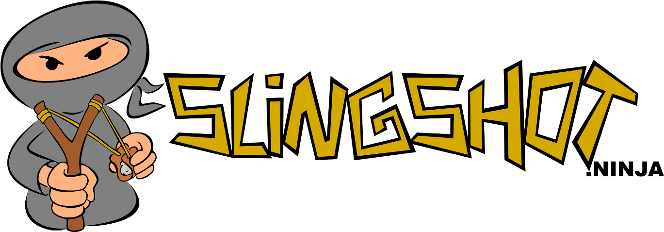 Transparent Slingshot Clip Art - Png Download (1369x478), Png Download