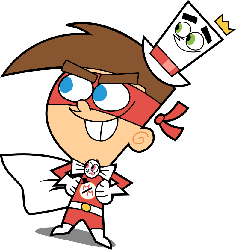 Timmy Turnerthe Masked Magician Vector - Timmy Turner Masked Magician Clipart (788x835), Png Download