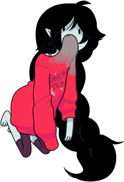 Re Adventure Time - Fan Art Adventure Time Marceline Clipart (500x667), Png Download